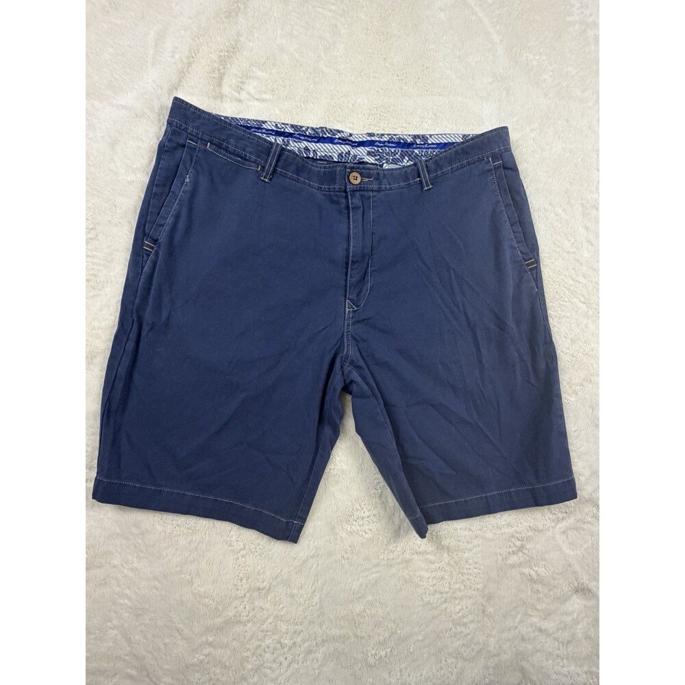 TOMMY BAHAMA Boracay Men's Cotton Shorts 10" Port Side Wash Blue Size 40 Stretch